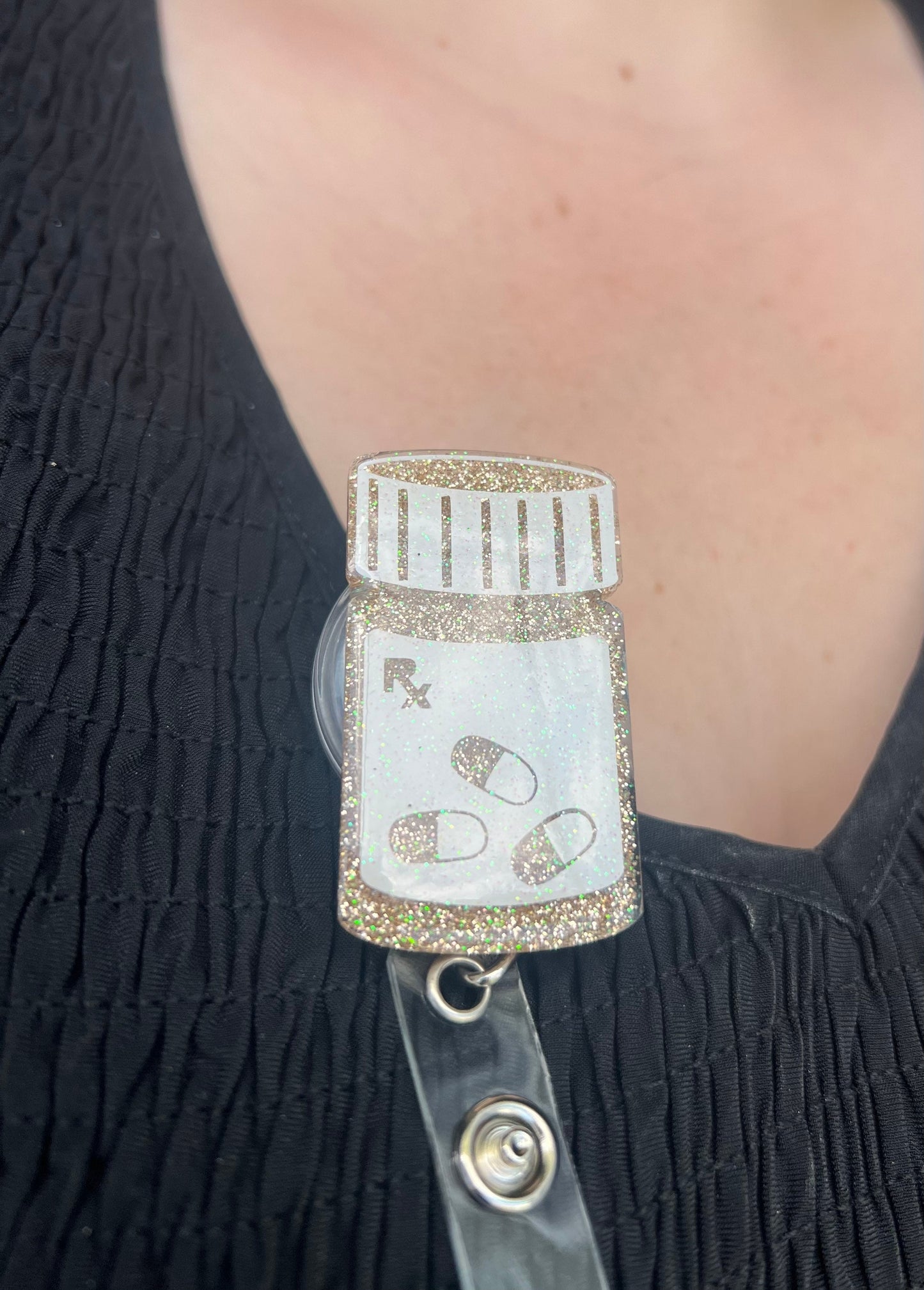 Pill Bottle Badge Reel-- Pharmacy Badge Reel-Pill Badge Reel-Pharmacy Technician Gift-RX Badge Reel-Pharmacist Badge Gift-Pharmacy Grad