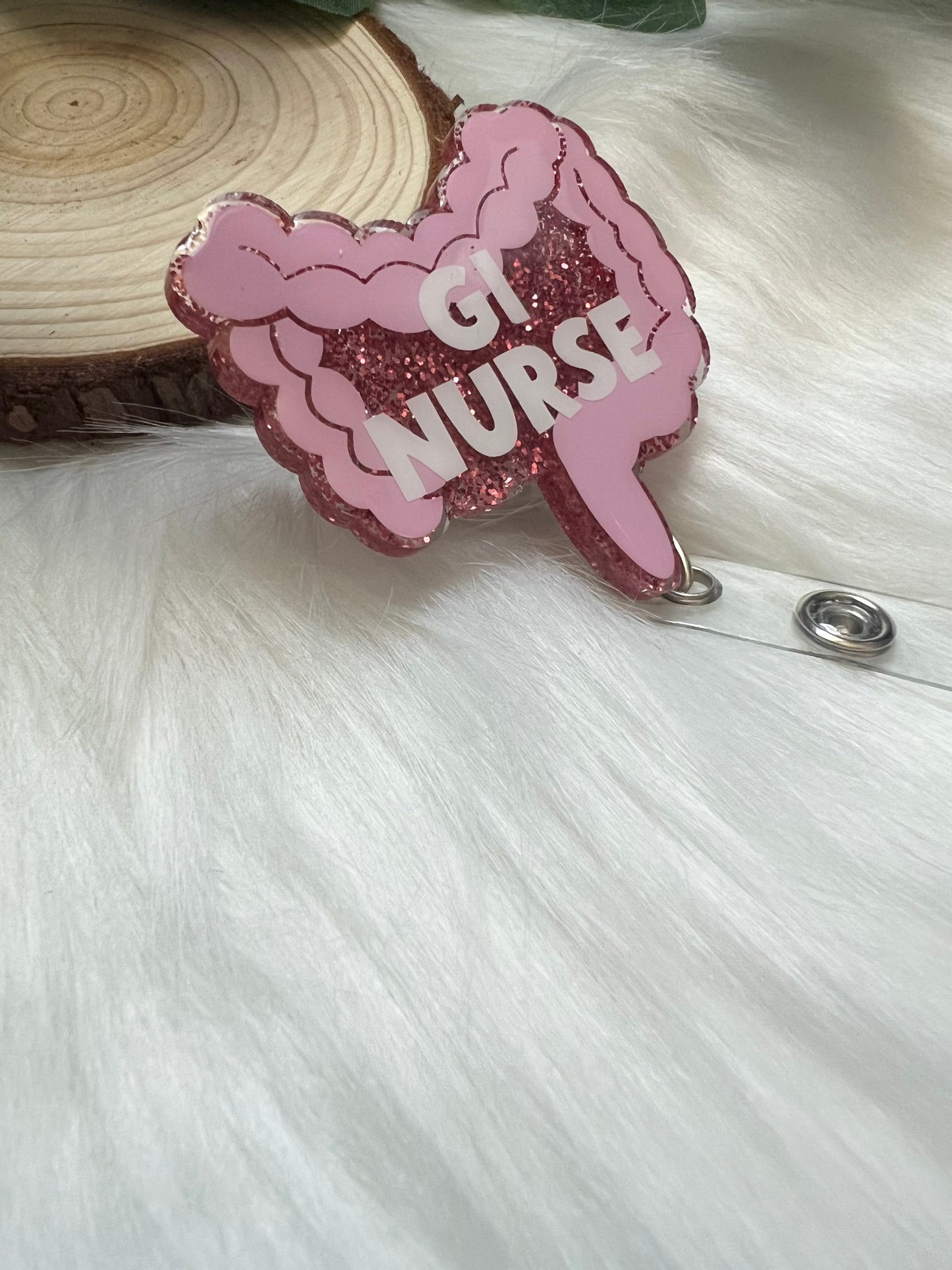 GI Nurse Badge Reel--Medical Badge Reel-Nursing Appreciation Gift-Intestines Badge-Stocking Stuffers-Gastro Nurse Gifts-Colon badge