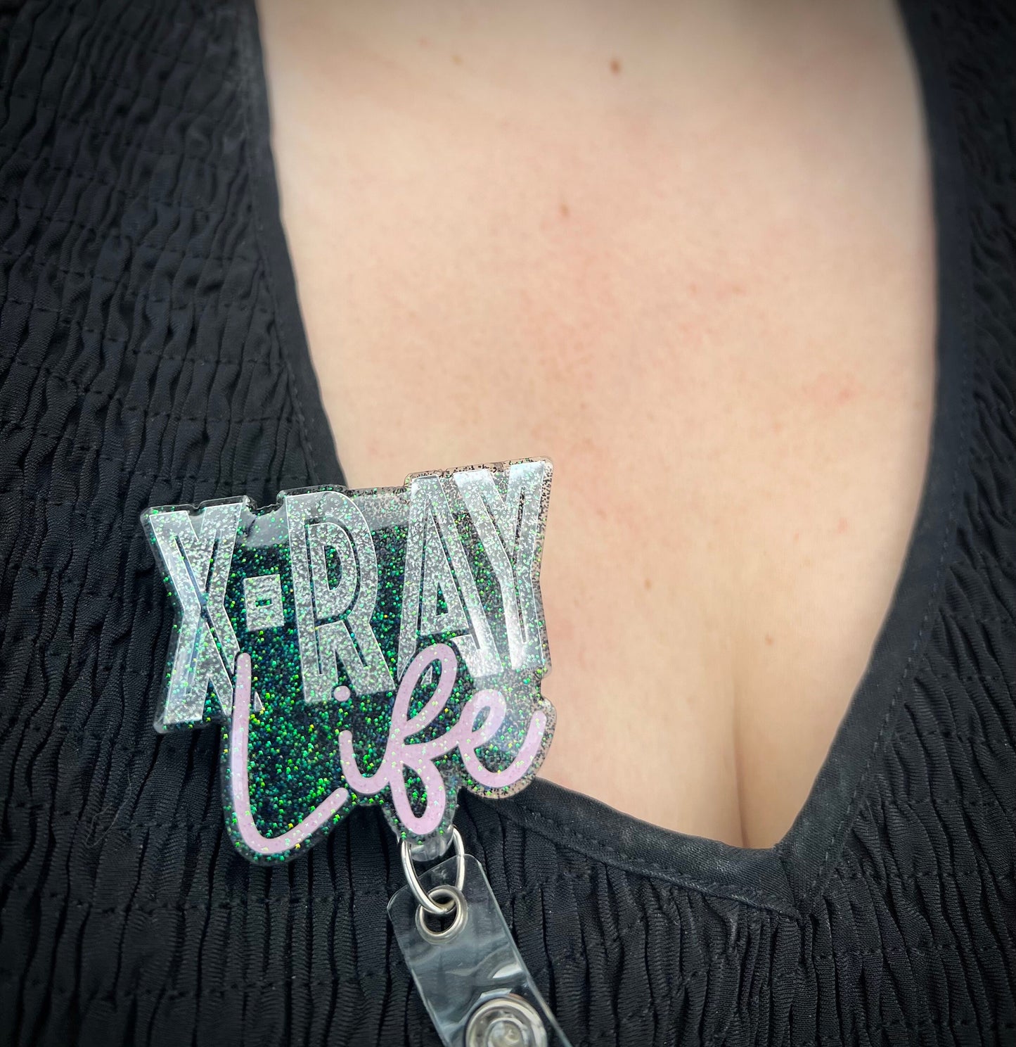 XRAY Life Badge Reel--Medical Badge Reel-New Doctor Gift-Medical School Graduation-Coworker Gift-Graduation Gift-Stocking Stuffers