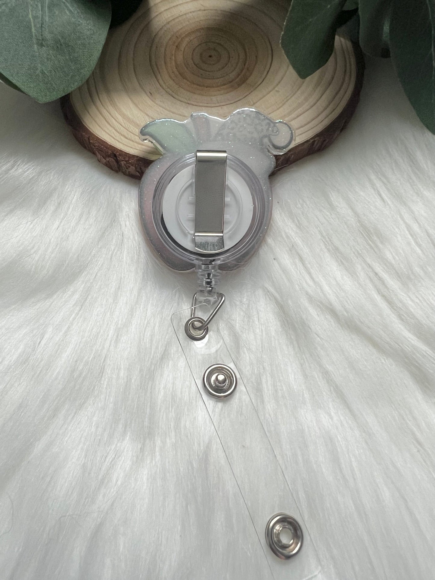 Christmas Apple Teacher Badge Reel-- Teacher Badge Reel-Teacher Appreciation-Teacher Badge Holder-First Year Teacher Gifts-Back To School