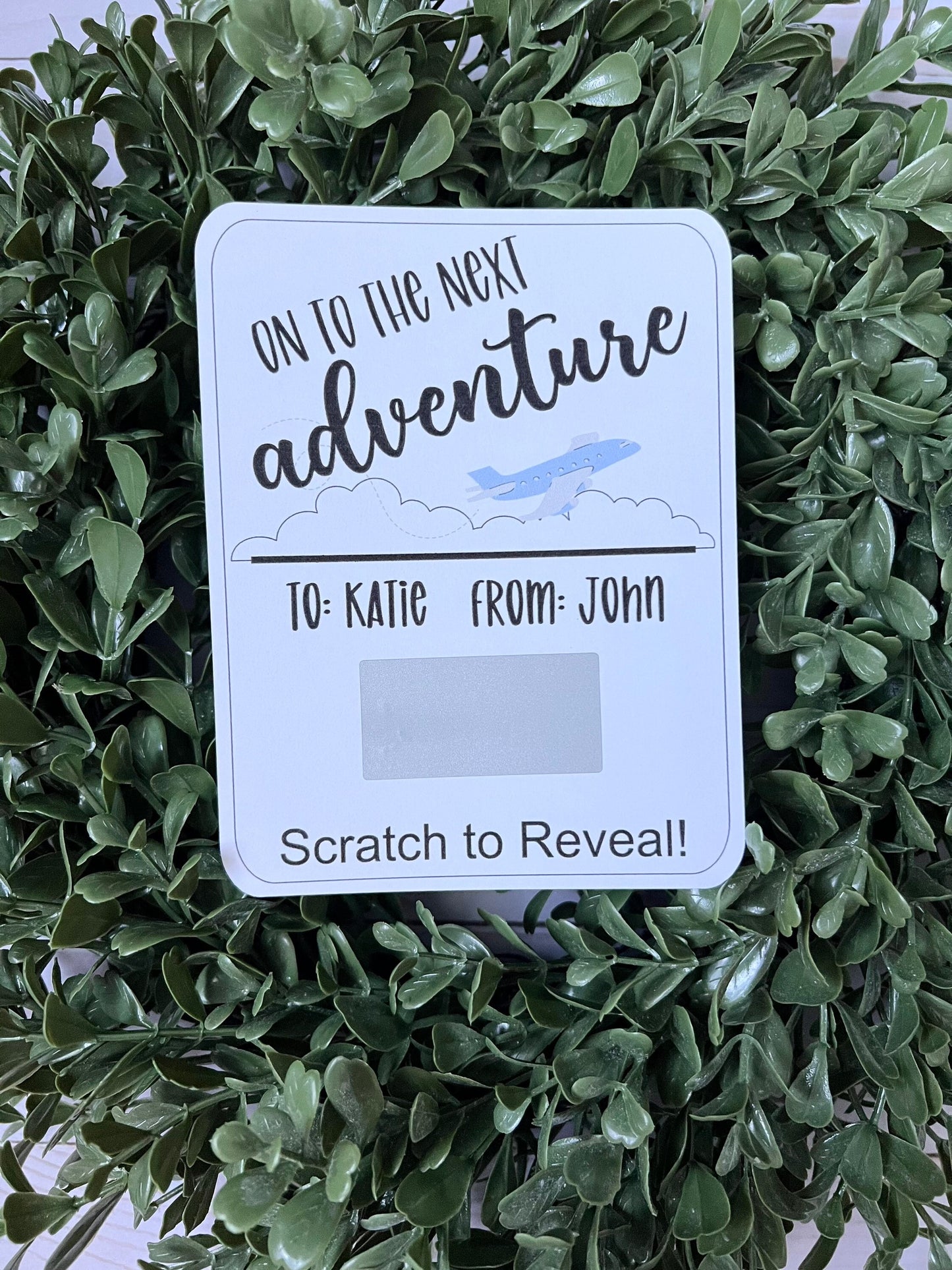 Airplane Travel Scratch Off Ticket--Secret Message-Vacation Reveal-Surprise Trip Ticket-Family Trip 2022-Trip Reveal Puzzle-Graduation Trip