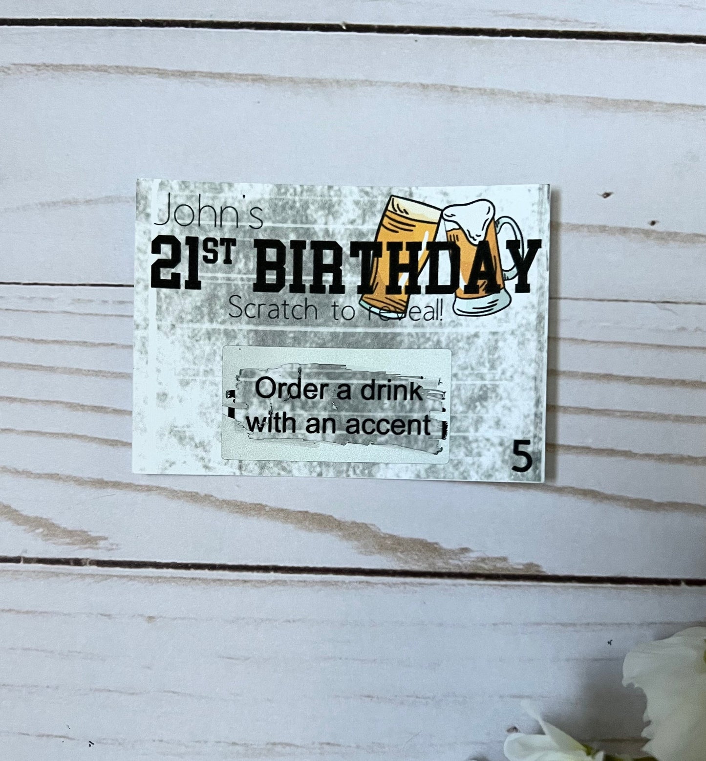 21st Birthday Scratch Off Scavenger Hunt--21st Birthday Hunt-Bar Scavenger Hunt-Officially Legal-21 and Legal-21st Scavenger Hunt