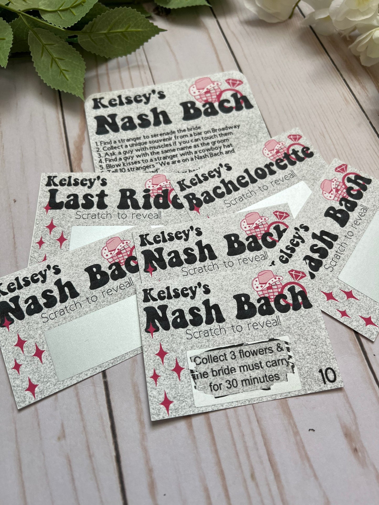 Nash Bach Bachelorette Scavenger Hunt--Bachelorette Weekend-Rodeo Bachelorette-Bachelorette Hunt-Bachelorette Game-Nash Bash-Space Cowgirl