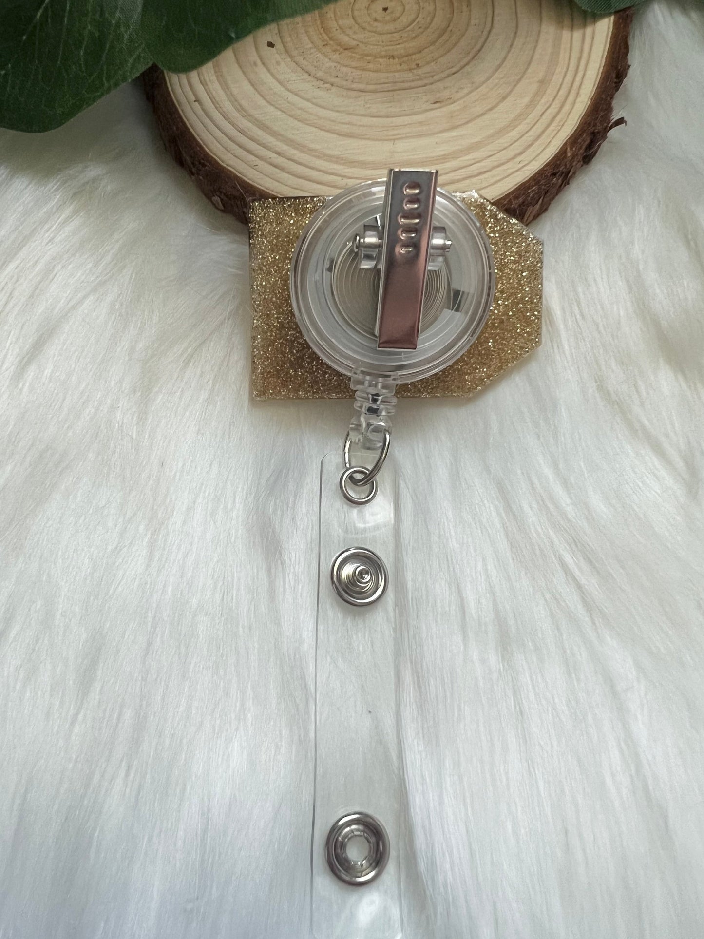 Naughty Nice Badge Reel--Christmas Badge Reel-Nurse Badge Reel-Winter Badge Reel-Glitter Badge Reel-Festive Badge Reel-Stocking Stuffer