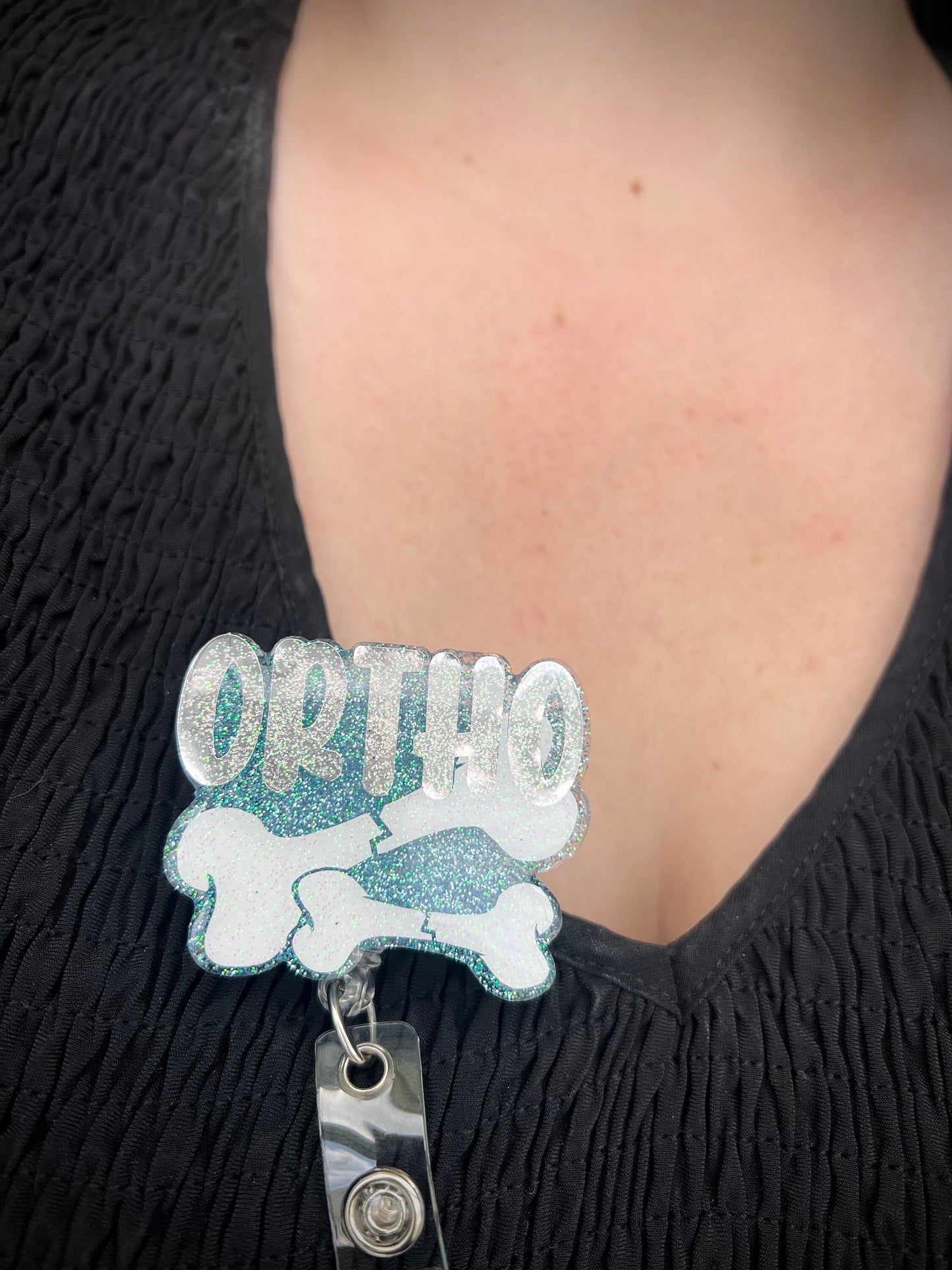 Ortho Life Badge Reel--Medical Badge Reel-Orthopedic Doctor Gift-Orthopedic Nurse Gift-Bone Badge Reel-Nursing Appreciation