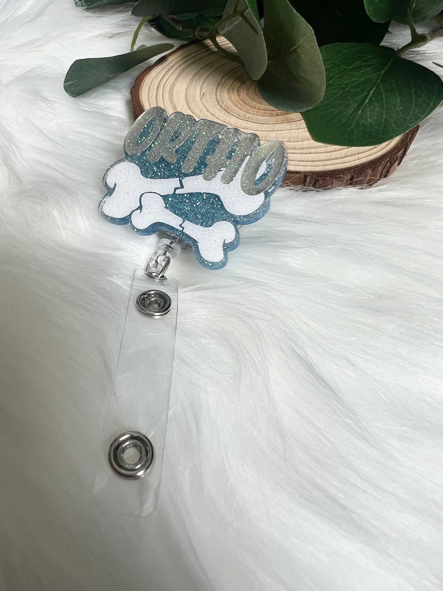 Ortho Life Badge Reel--Medical Badge Reel-Orthopedic Doctor Gift-Orthopedic Nurse Gift-Bone Badge Reel-Nursing Appreciation