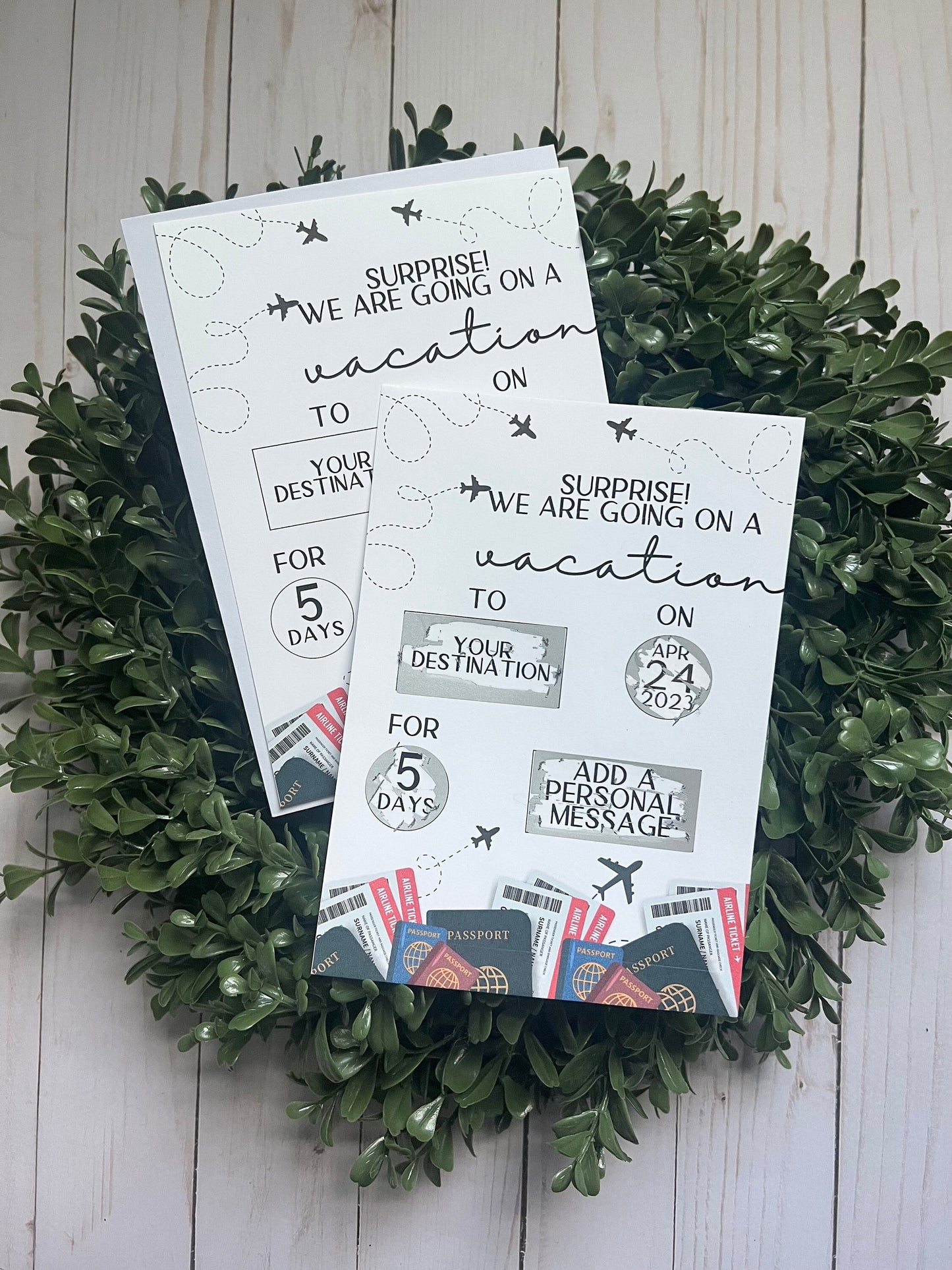 Travel Scratch Off Vacation Reveal--Secret Message-Vacation Reveal-Surprise Trip Ticket-Family Trip 2022-Trip Reveal Puzzle-Graduation Trip