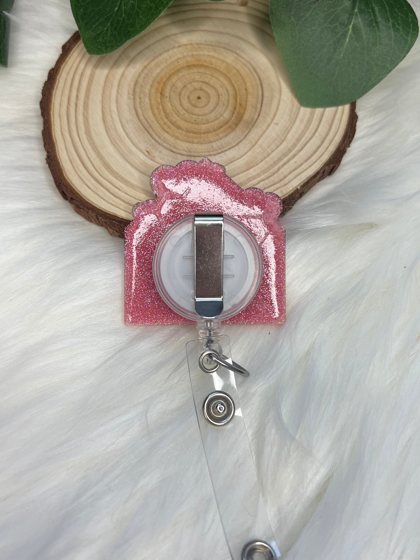 Heart Love Letter Badge Reel--Heart Badge Reel-Cupid Badge Reel-Love Day Coworker Gift-Valentine's Gift-Glitter Badge Reel-Nurse Badge Reel