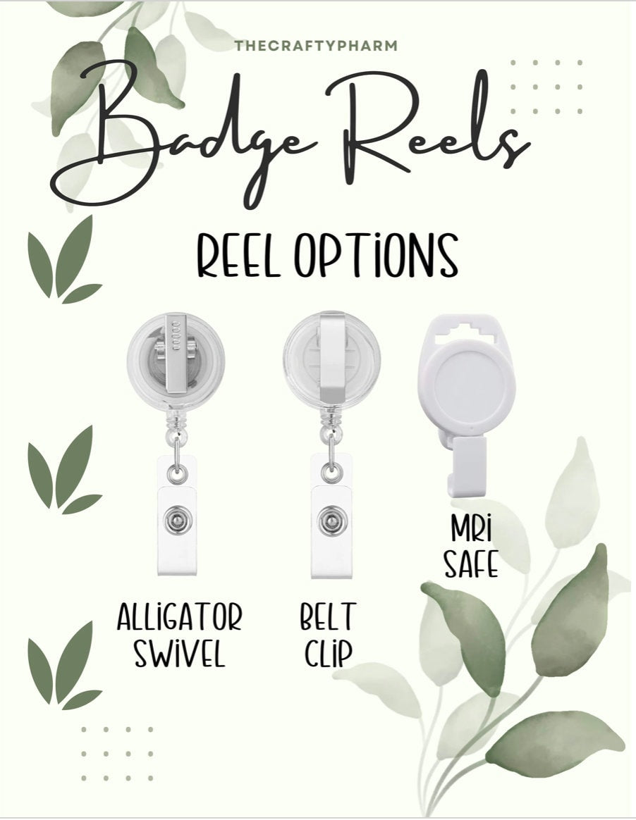 Blue Pearl Badge Reel--Heart Badge Reel-Pearl Badge Reel-Pearl Badge Holder-Badge Reel Cute-Glitter Badge Reel-Flashy Badge