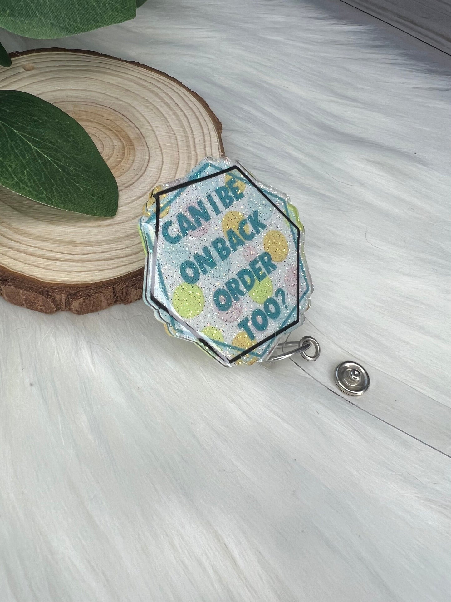 Back Order Badge Reel-- Pharmacy Badge Reel-Pill Badge Reel-Pharmacy Technician Gift-RX Badge Reel-Pharmacist Badge Gift-Pharmacy Grad