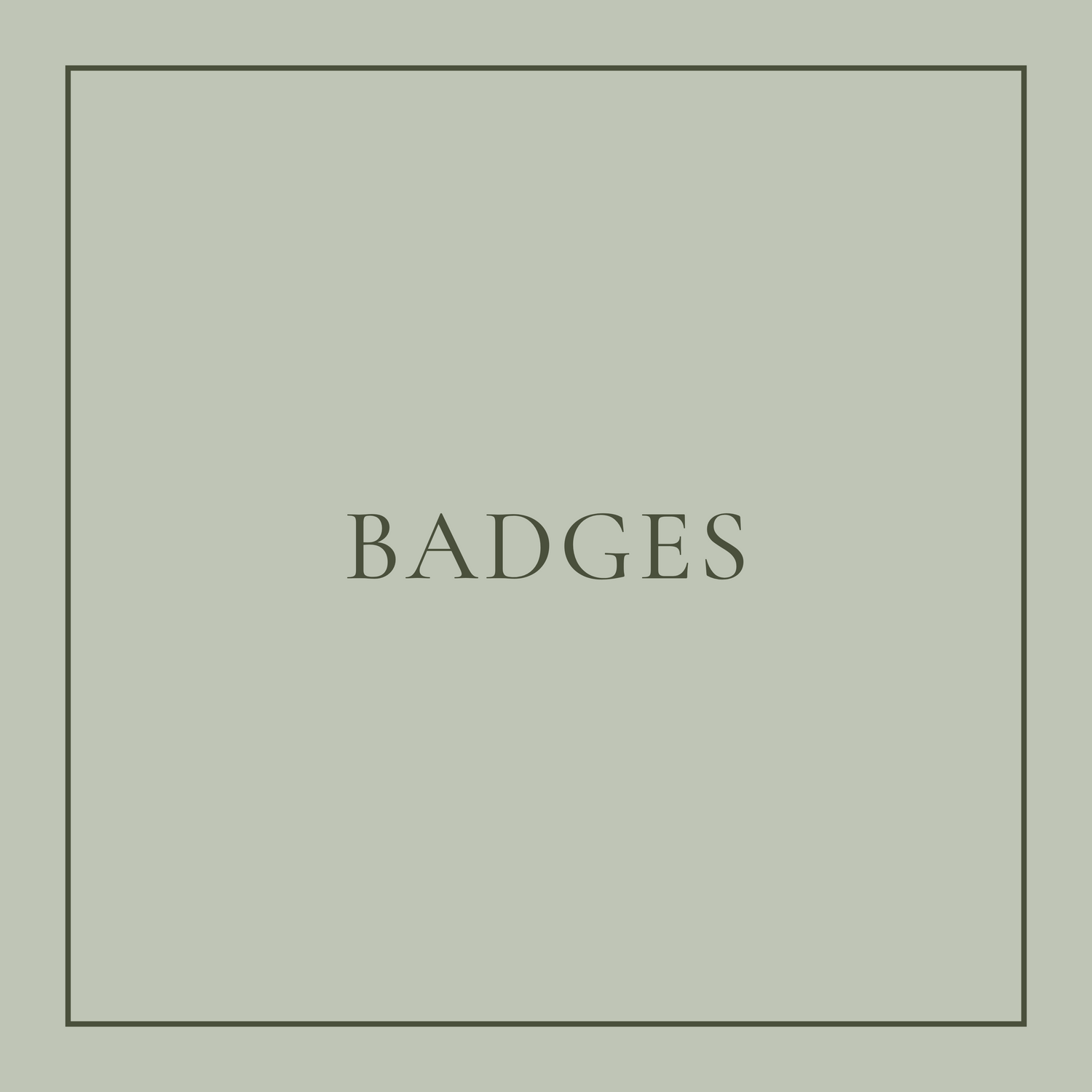 Badges