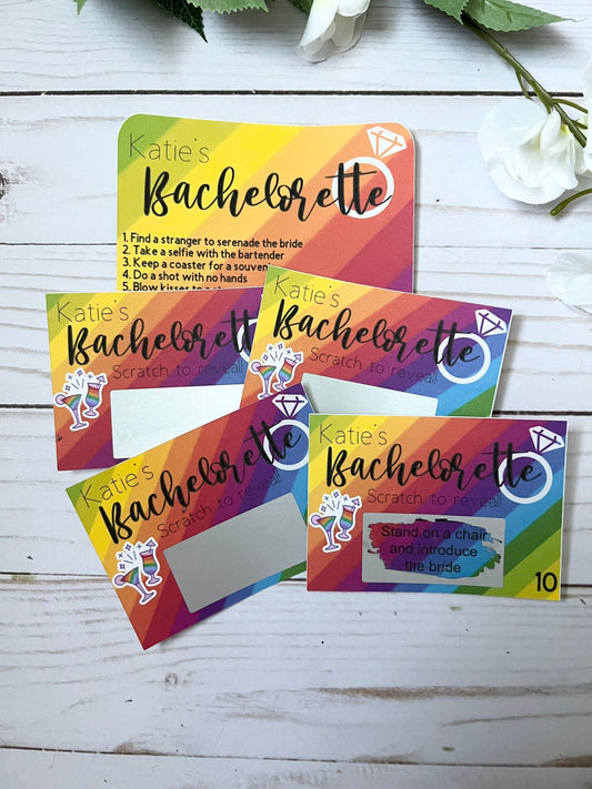 Rainbow Bachelorette Scavenger Hunt--Bachelorette Weekend-Beach Bachelorette-Pride Bachelorette-Bachelorette Hunt-Bachelorette Game