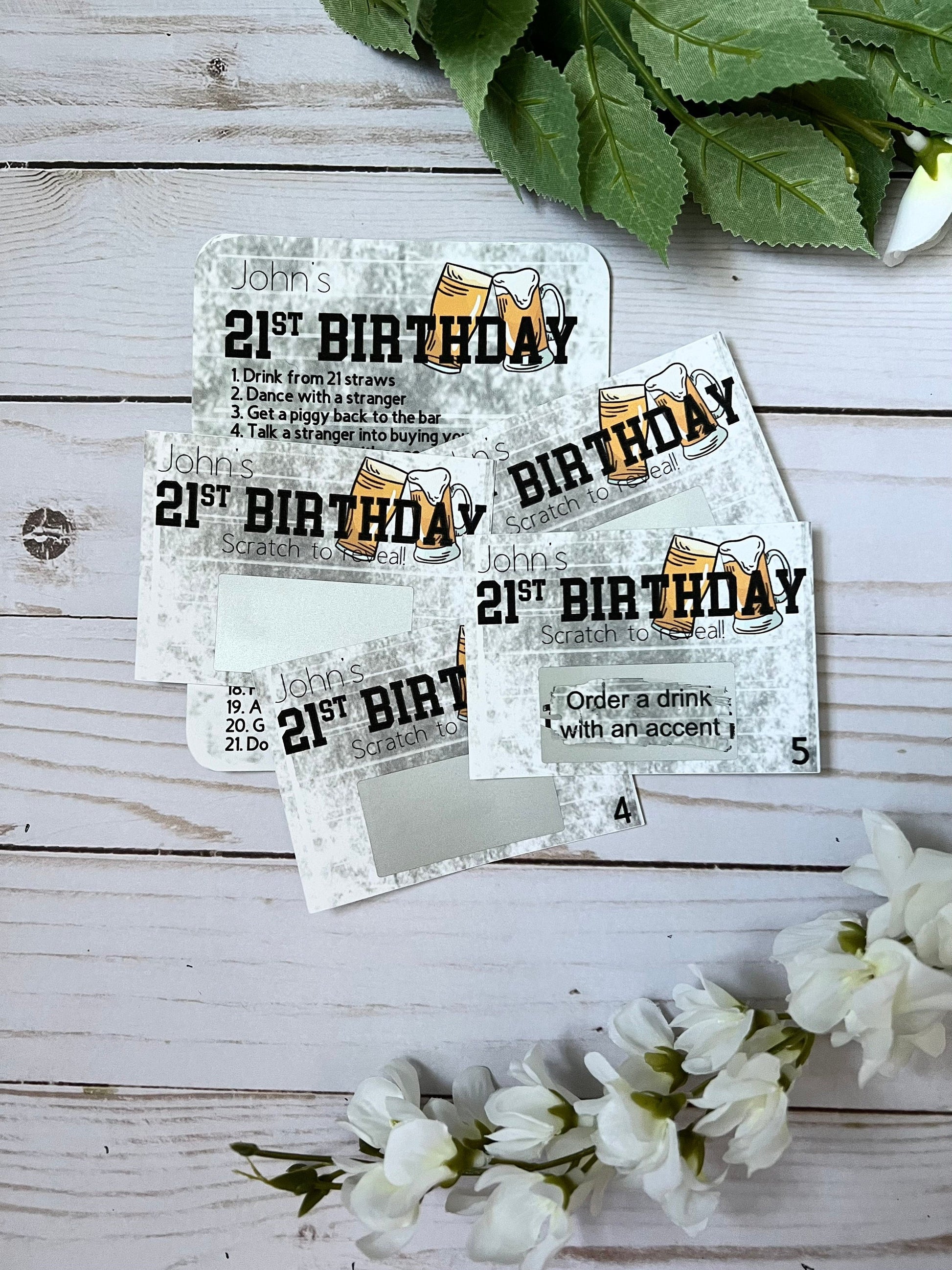 21st Birthday Scratch Off Scavenger Hunt--21st Birthday Hunt-Bar Scavenger Hunt-Officially Legal-21 and Legal-21st Scavenger Hunt