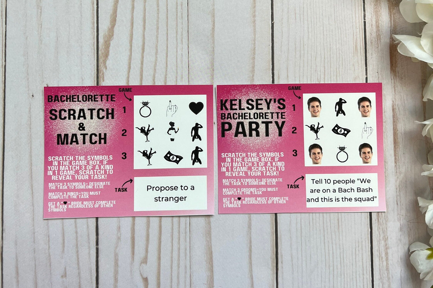 Bachelorette Scratch and Match Dare Game--Bachelorette Weekend-Bachelorette Hunt-Bachelorette Game-Bachelorette Dare-Last Fling-Bar Crawl