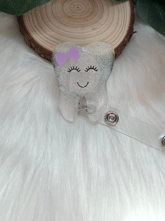 Tooth Badge Reel--Dental Badge Reel-Medical Badge Reel-Dentist Student Gift-Hygienist Badge Reel-Tooth Fairy Badge Gift-Dentistry Grad