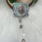 Freezin Season Badge Reel--Christmas Badge Reel-Nurse Badge Reel-Winter Badge Reel-Glitter Badge Reel-Festive Badge Reel-Stocking Stuffer