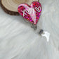 XOXO Glitter Heart Badge Reel--Heart Badge Reel-Cupid Badge Reel-Love Day Gift-Valentine's Gift-Glitter Badge Reel-Flashy Badge Reel