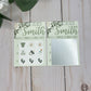 Sage Floral Baby Lotto Scratch Game--Custom Baby Lottery Game-Diaper Raffle Ticket-Baby Shower Reveal-Sage Baby Shower-Green Baby Shower