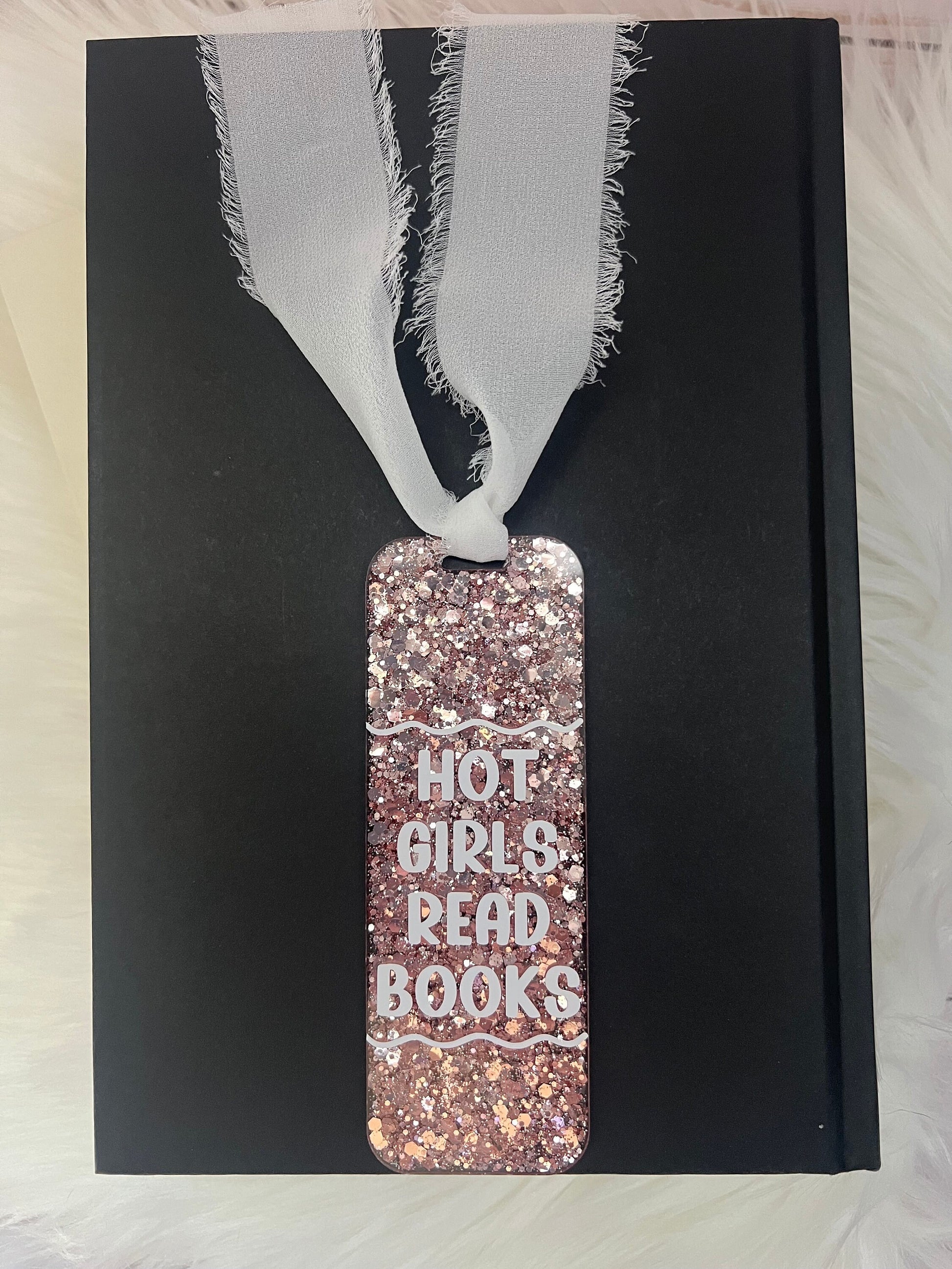 Hot Girls Read Books Bookmark--Book Lover Gift-Glitter Acrylic Bookmark-Gift for Readers-Cute Bookmark Gift-Funny Bookmark-SMUT reader gift