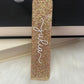 Custom Glitter Name Bookmark--Book Lover Gift-Personalized Bookmark-Glitter Acrylic Bookmark-Gift for Readers-Cute Bookmark Gift
